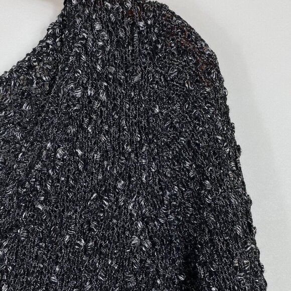 Club Monaco Black and White Boucle Knit Sweater Size Small - Picture 7 of 7